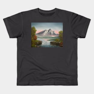 Mountain Waterfall Kids T-Shirt